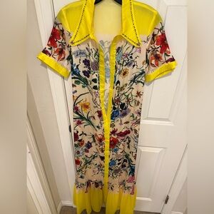Floral Yellow Dress